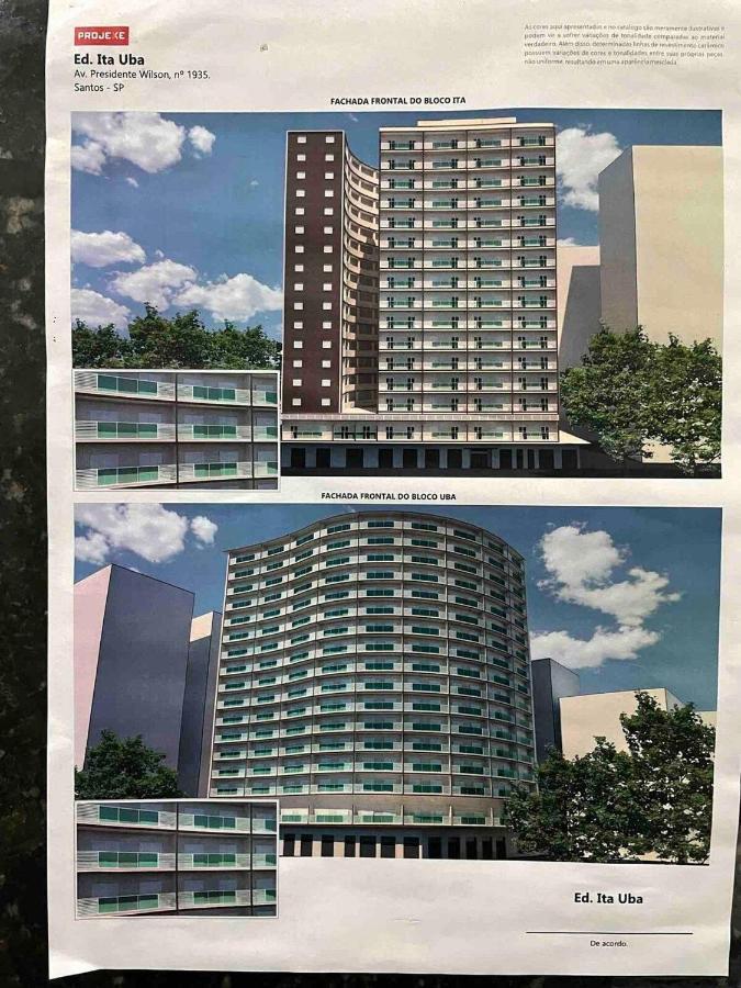 Pe Na Areia Em Santos! Que Vista Mar! Apartment Santos  Exterior foto